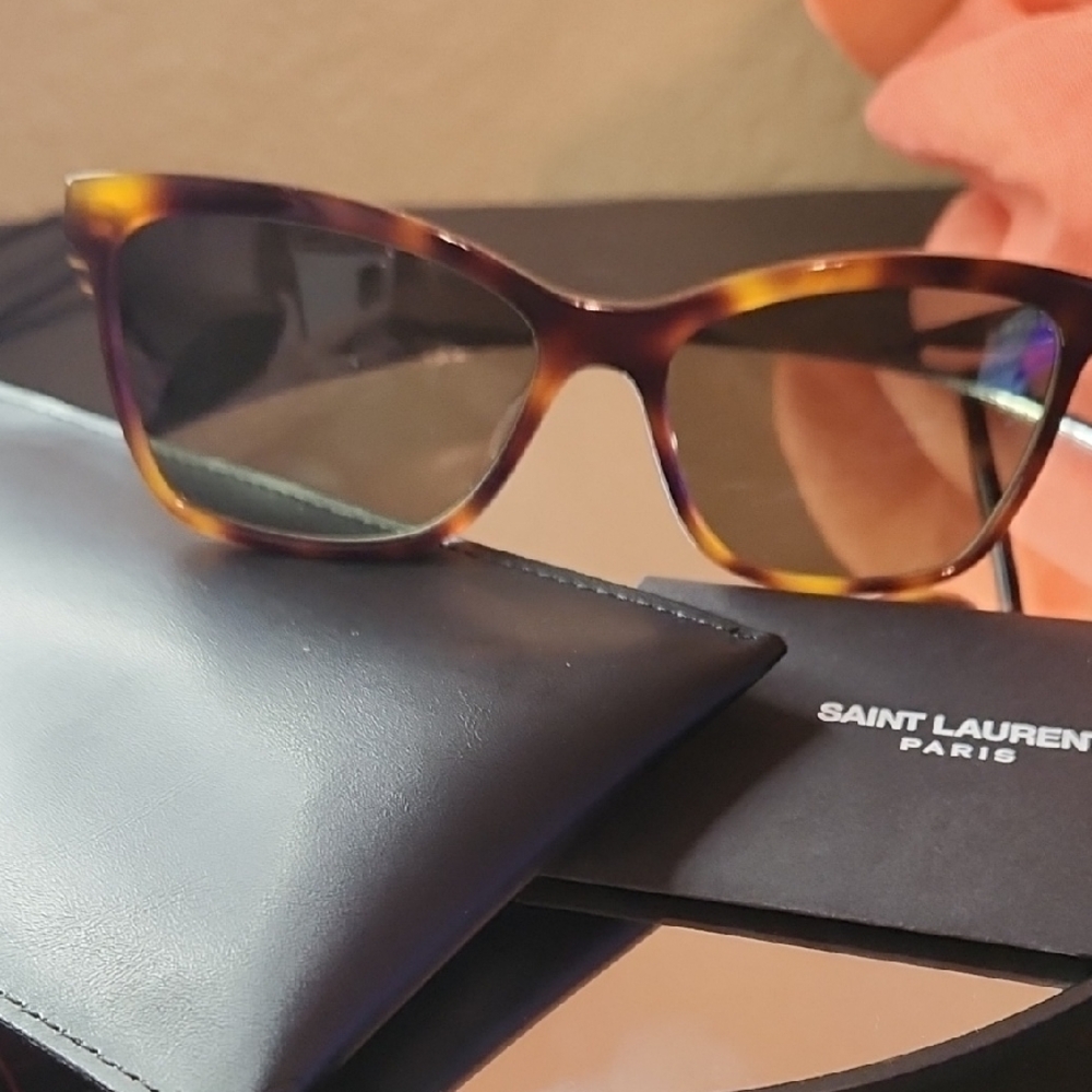 Saint Laurent Brown Sunglasses - Picture 6 of 6